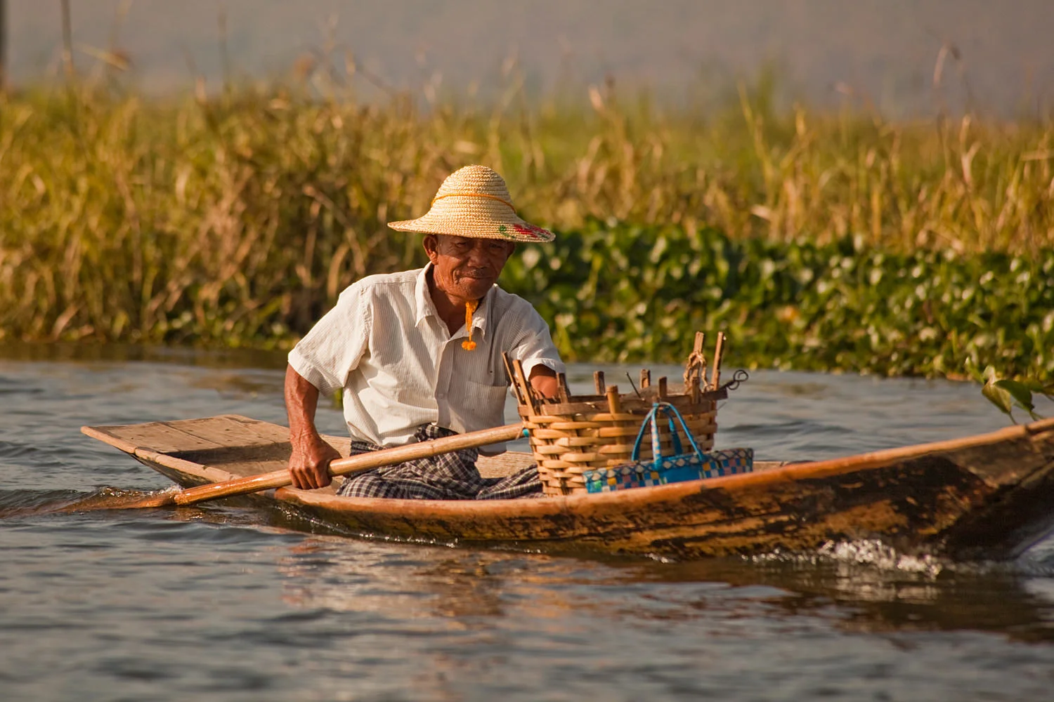 Inle Canoe, Inle Lake, Myanmar