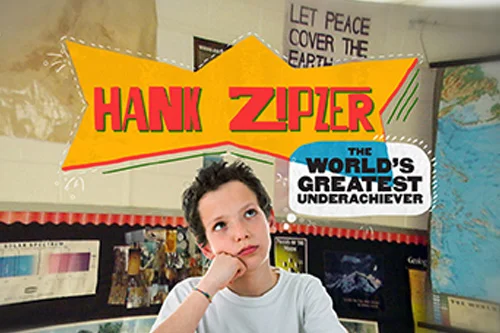 Hank Zipzer Title Card Design