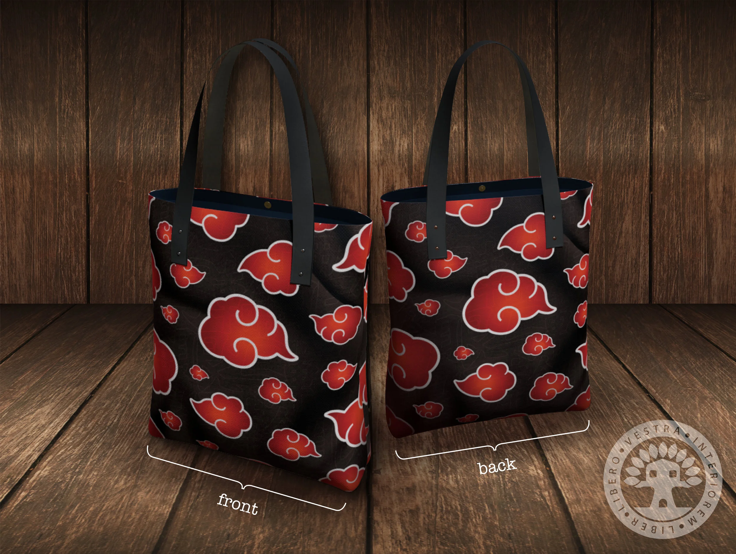 naruto akatsuki backpack