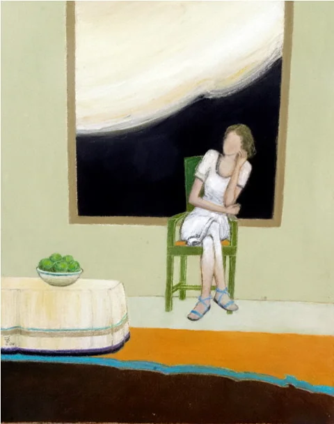 Solitude - La Solitude, 2005, 40x50cm, oil on canvas - huile sur toile, sold - vendu