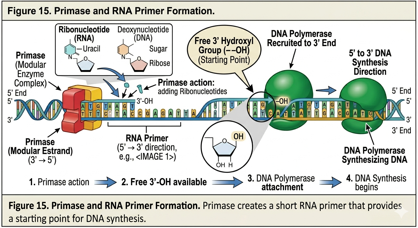 Primase. Creating the RNA Primer