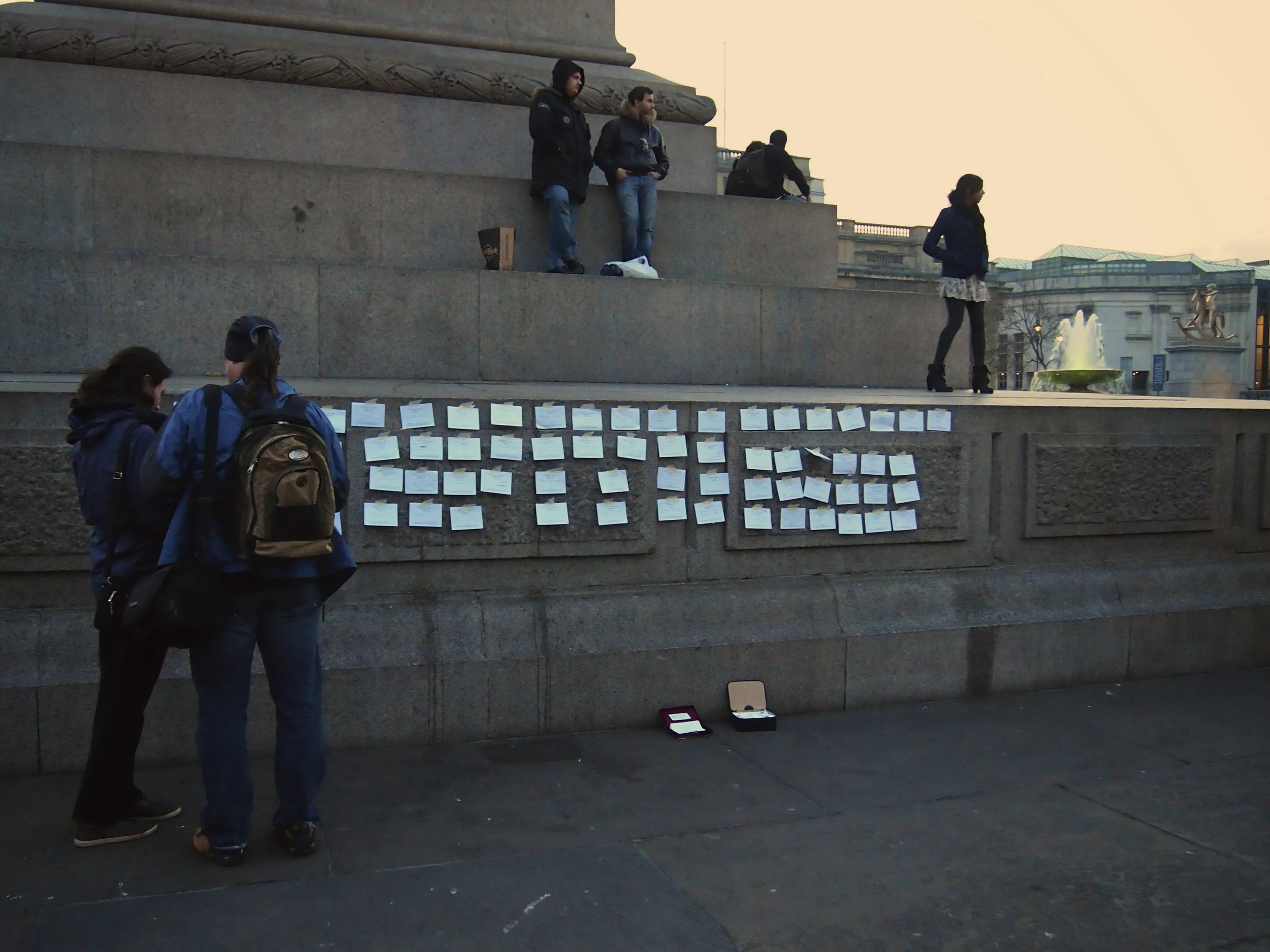 The Portable Muesum at Trafalgar Square