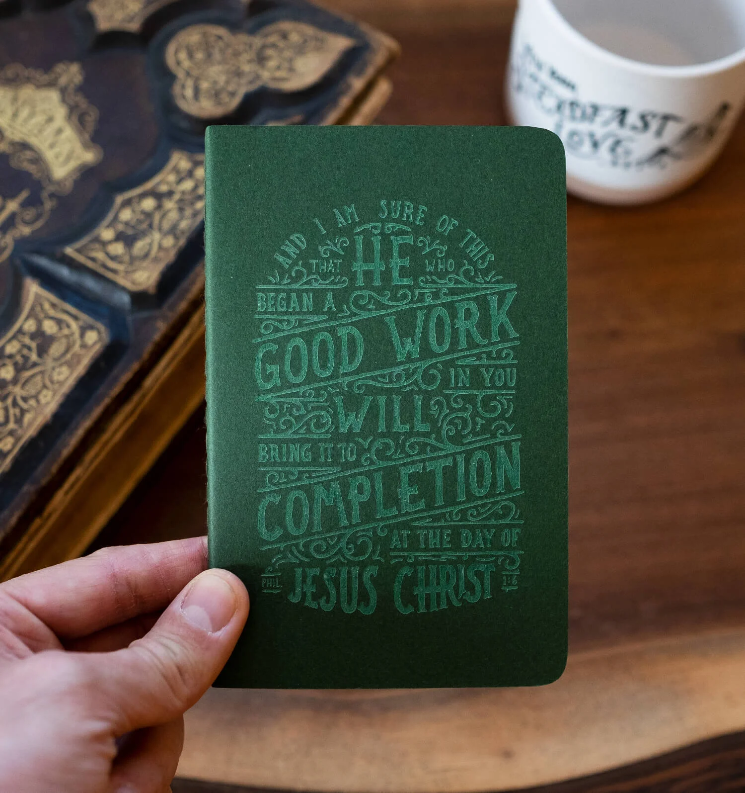 Bible Verse Journal - Hand Drawn Design — Scripture Type