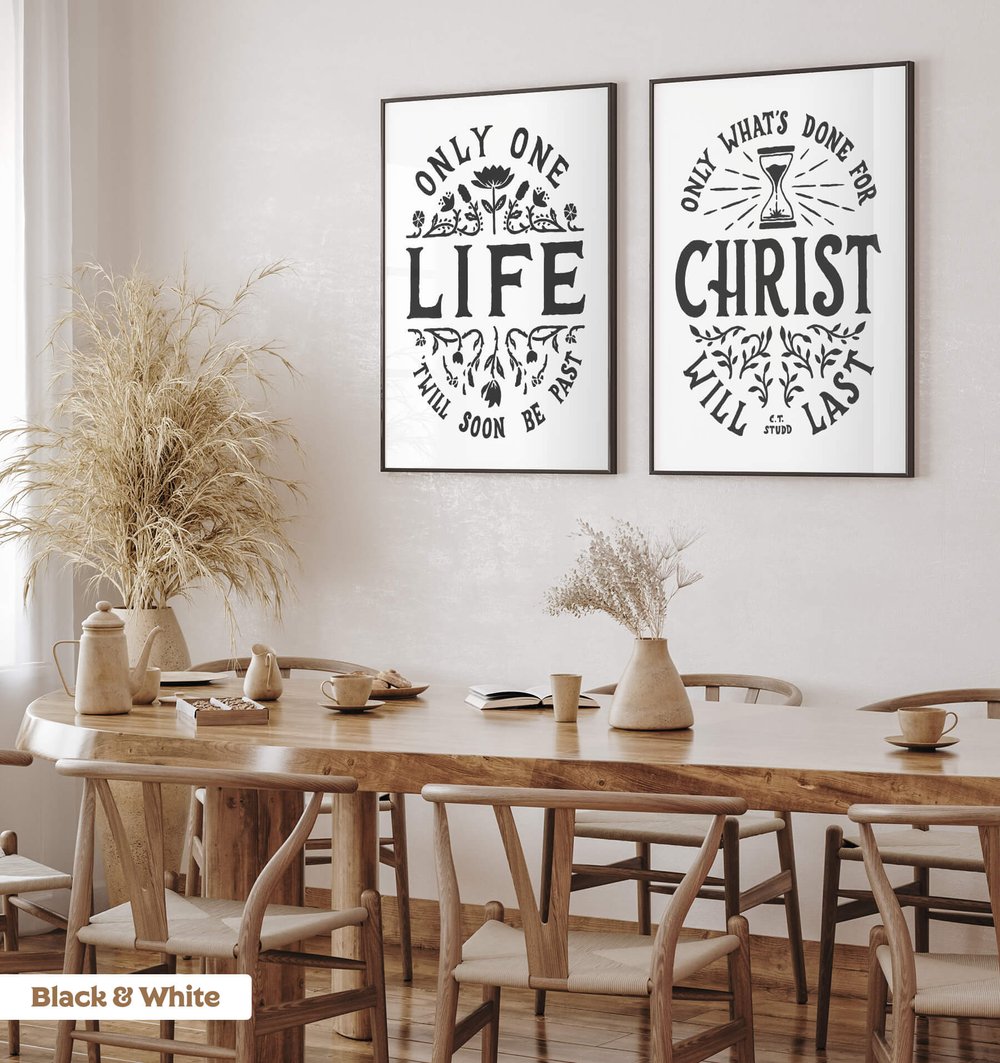 One Life (Set of 2) — Scripture Type