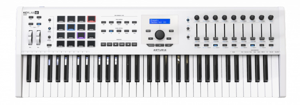 Arturia’s KeyLab MkII 61 Top View