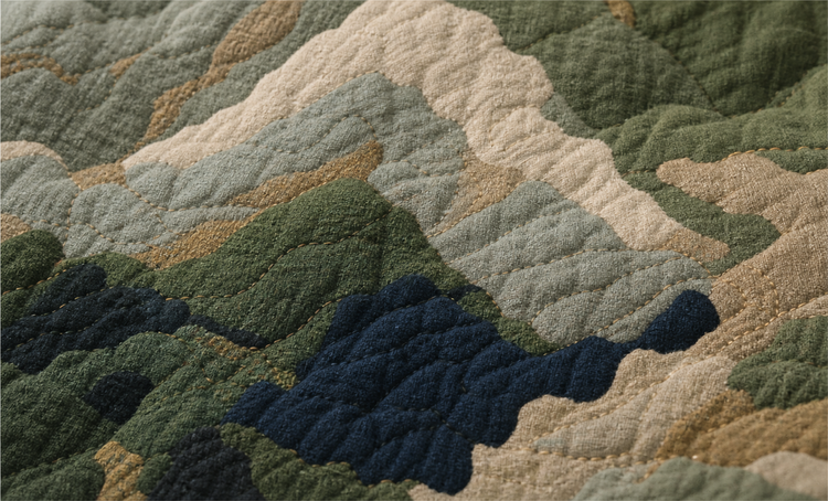 Close-up view of the product’s handcrafted details