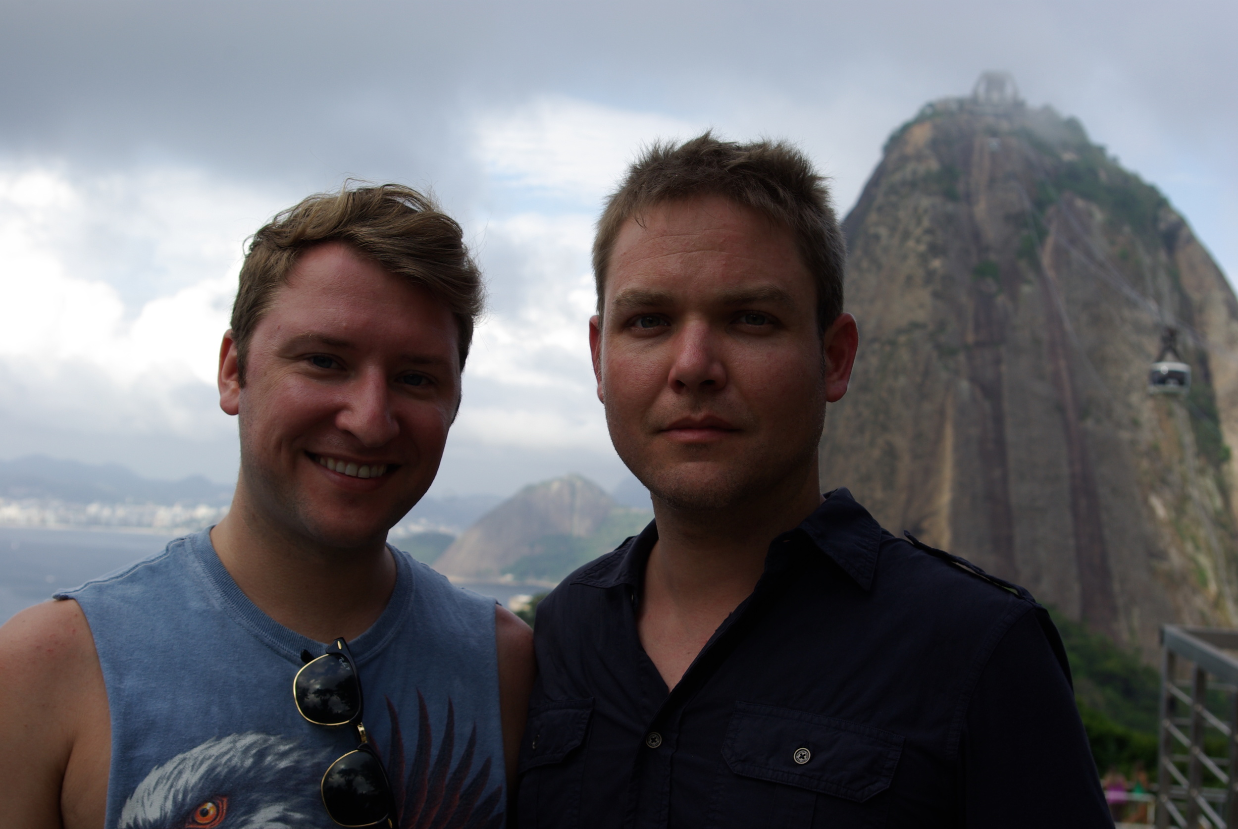 My husband and I on our honeymoon in Brazil, March 2015. 