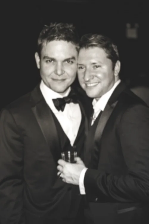 My husband and I on our wedding day. Photo by Lorraine Ciccarelli 