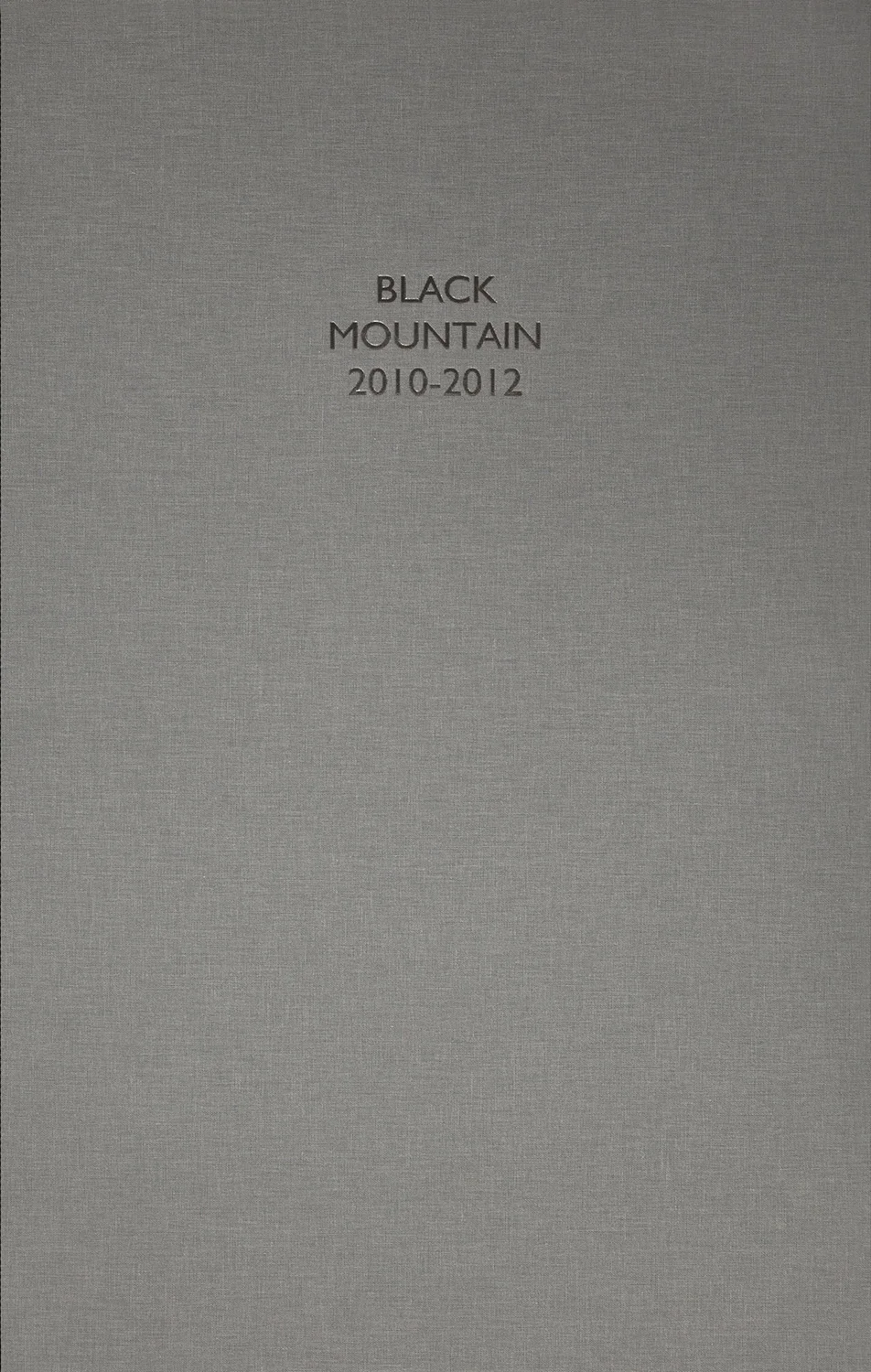BLACK MOUNTAIN 2010-2012
