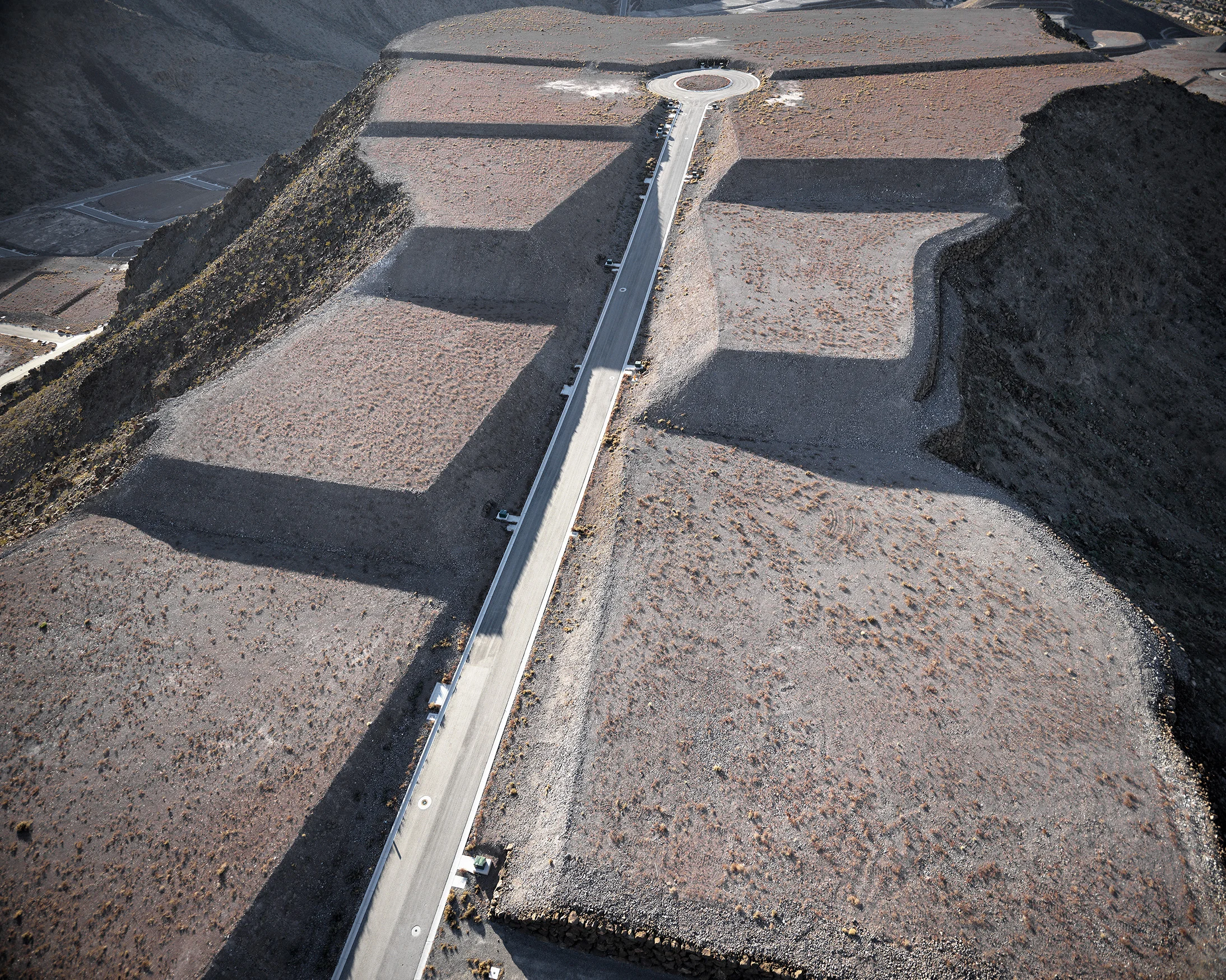 07. Unbuilt “Ascaya” lots and cul de sac looking west, Henderson, Nevada; 2011