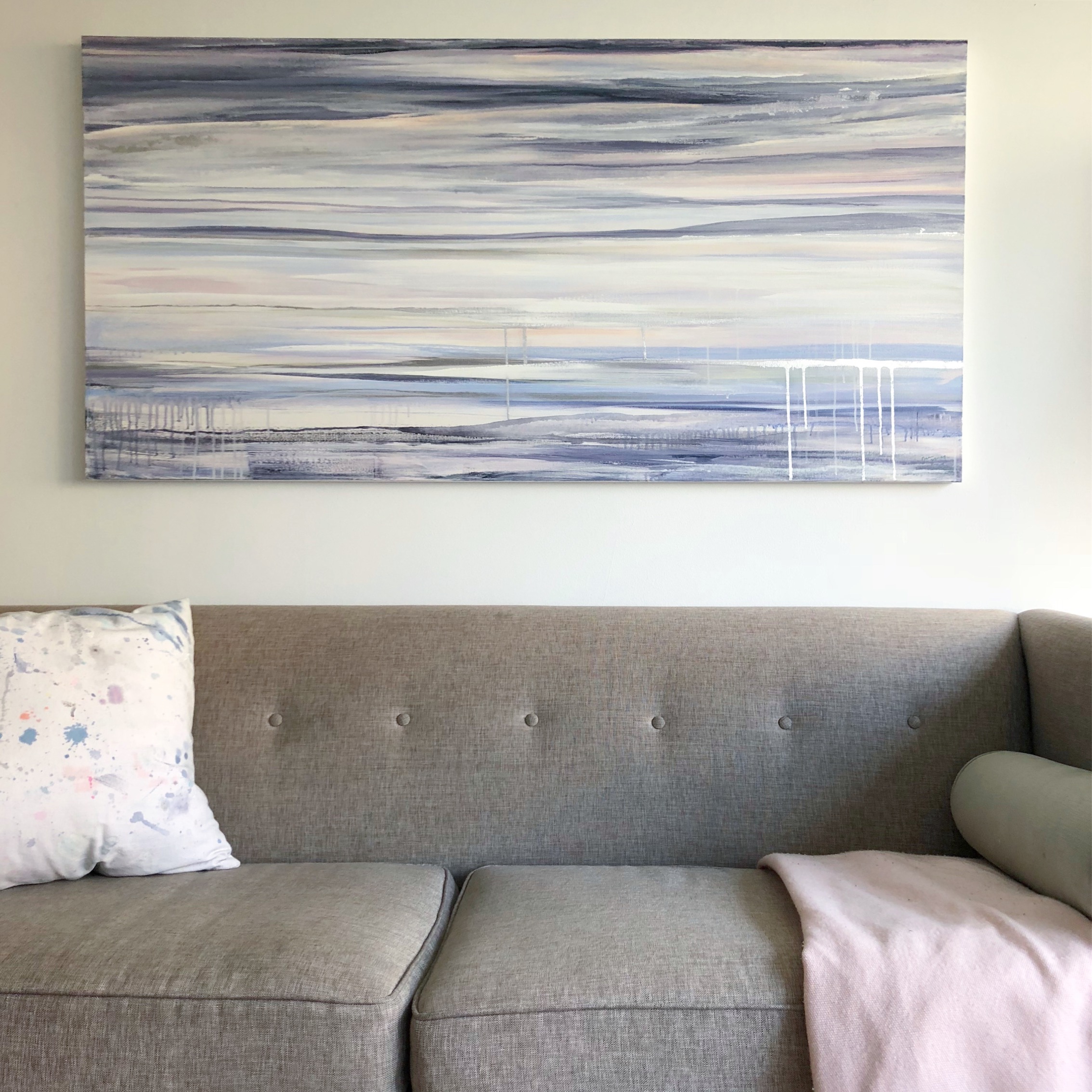 Dana-Mooney-Vancouver-Artist-Night-Falls-Styled-Sofa