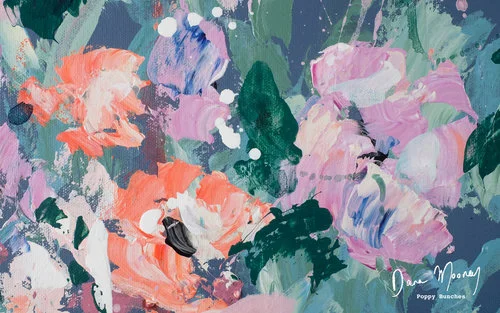 Dana-Mooney-Vancouver-Artist-Poppy-Bunches-Digital-Wallpaper-Desktop-Screenart