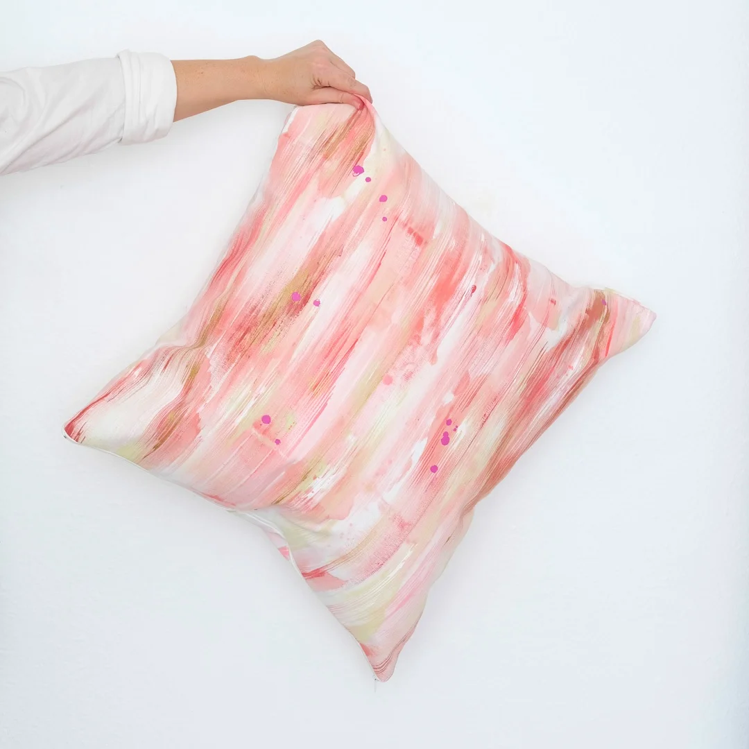 Dana-Mooney-Vancouver-Artist-Throw-Pillow-Coral-Ikat-Back.jpg
