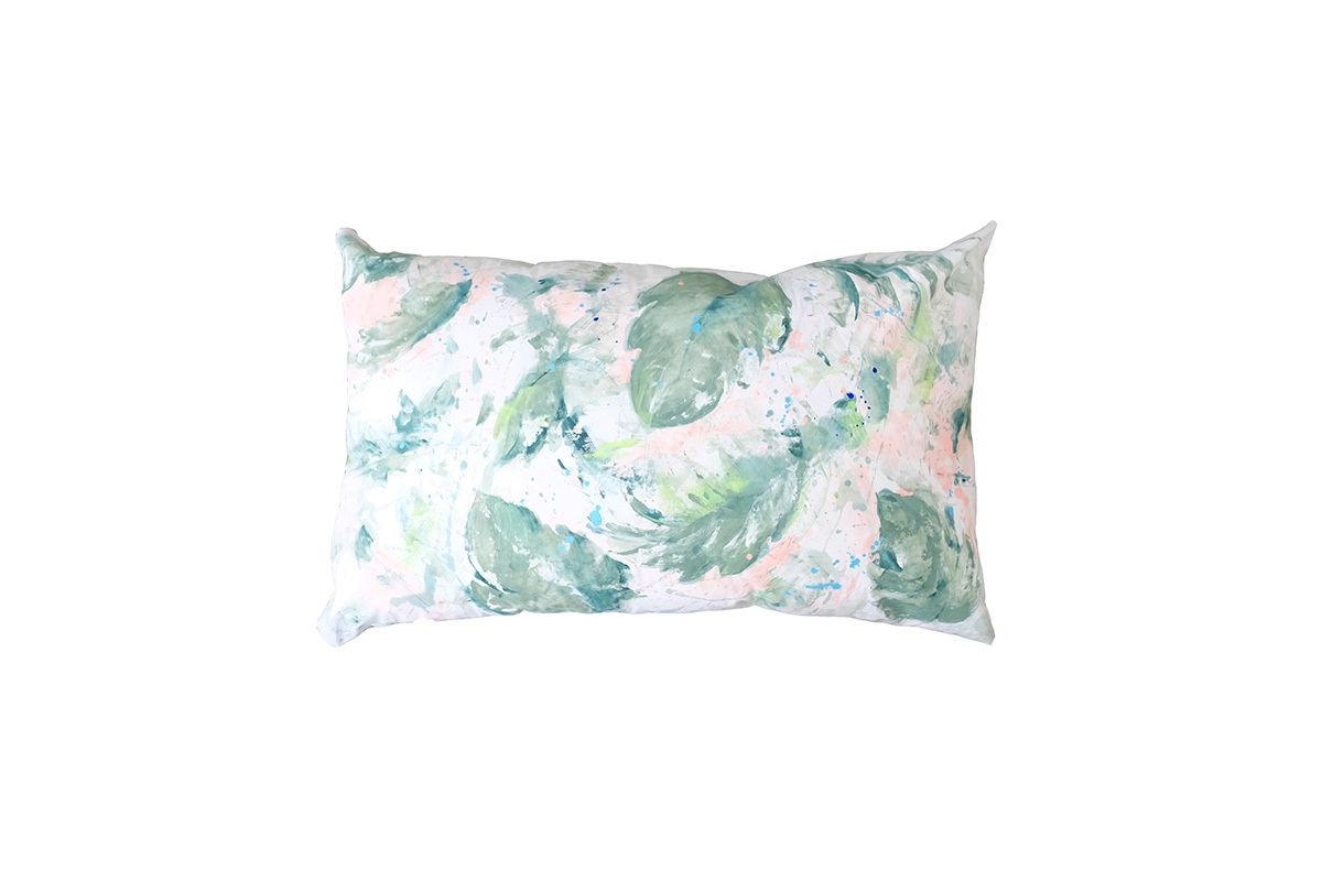 Dana-Mooney-Vancouver-Artist-Large-Dog-Bed-Tropical-Palmleaves-Back.jpg