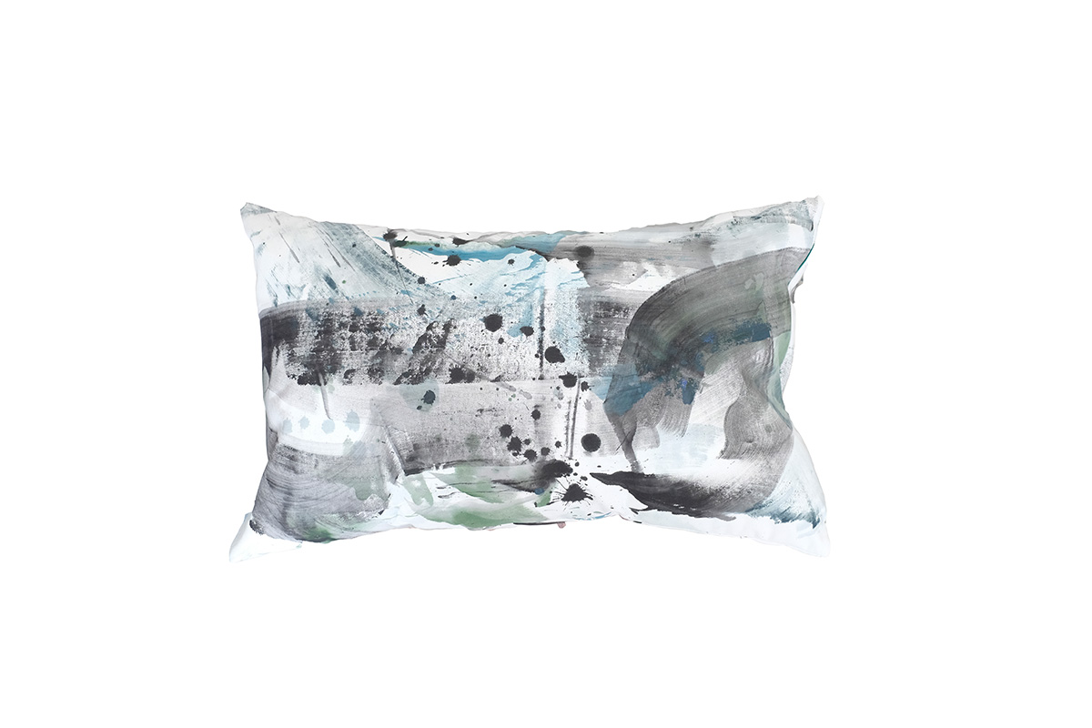 Dana-Mooney-Vancouver-Artist-Small-Dogbed-Black-Teal-Back