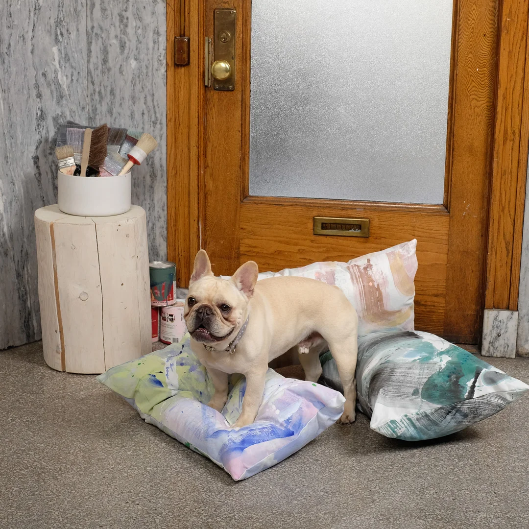 Dana-Mooney-Vancouver-Artist-Small-Dogbed-Dog-Model