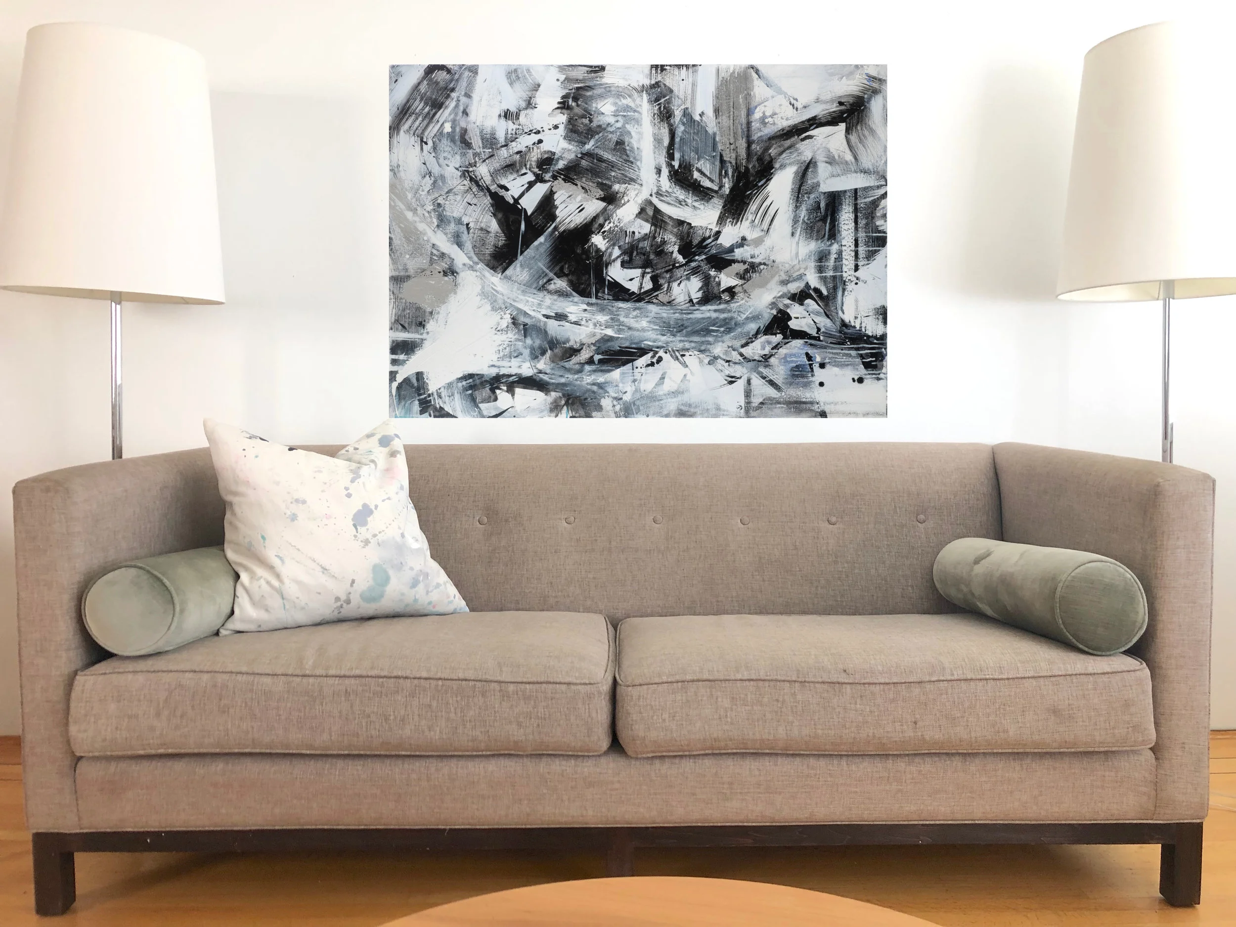 Dana-Mooney-Vancouver-Artist-Churning-Tar-Living-Room