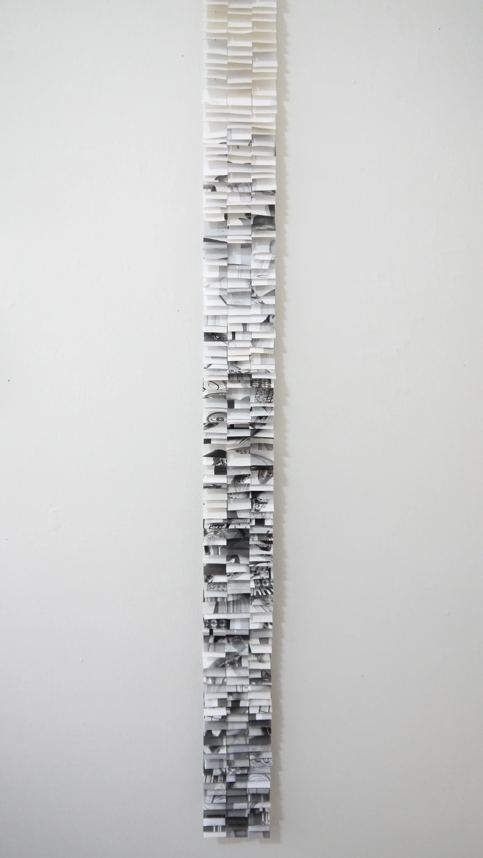 Folded tags from vintage photo's