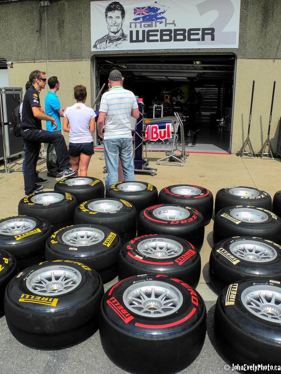 Mark Webber's allowance of tires for the weekend.