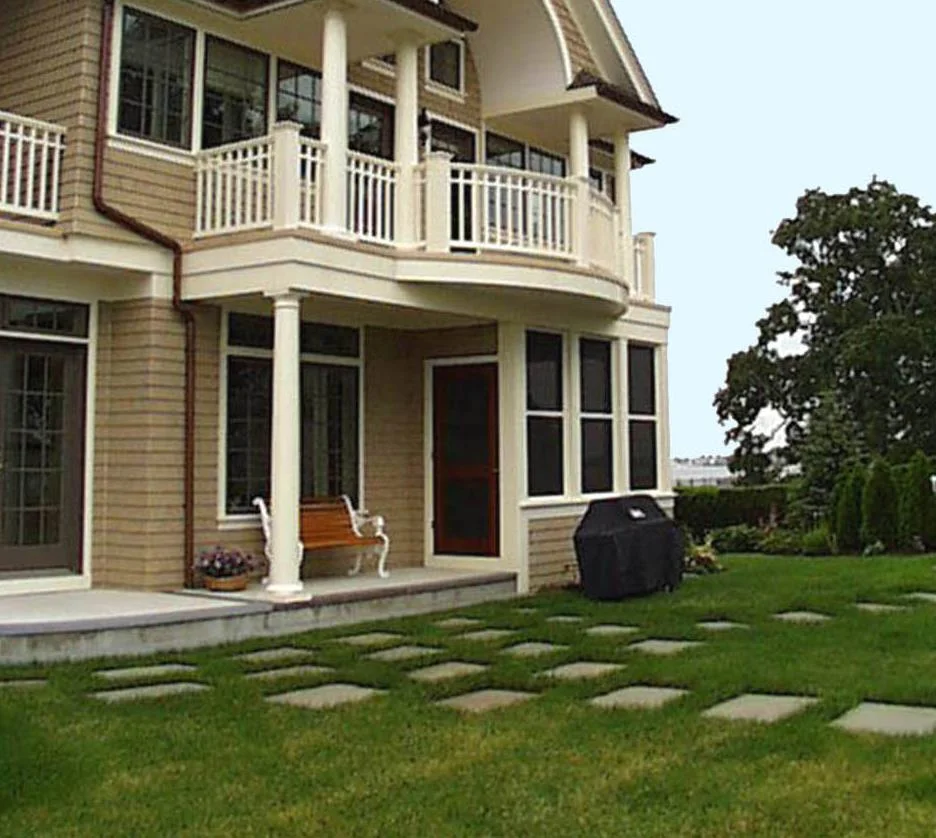 Osprey Point Road | A new waterfront residence nestled into a property with multiple environmental issues. The home seeks to present a modest side to the public while maximizing the number of program spaces having water views.