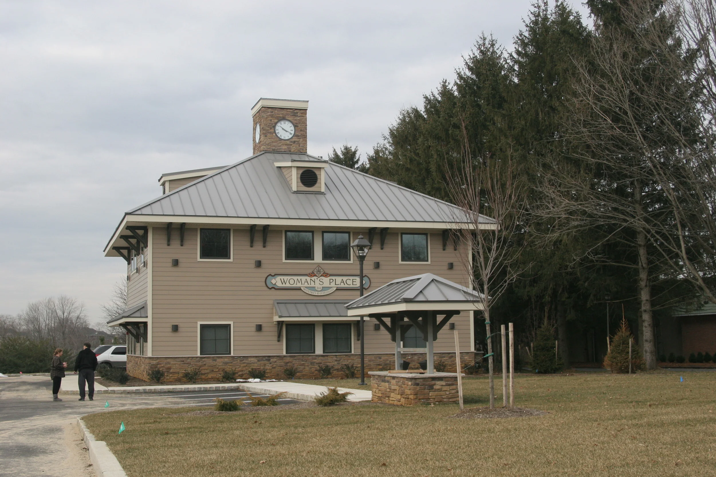   Birdsall Office Building | &nbsp;A small medical office building on a busy state highway.&nbsp; The building’s form and details maximize the energy efficiency and sustainable design practices, while maintaining a more traditional aesthetic, as desi
