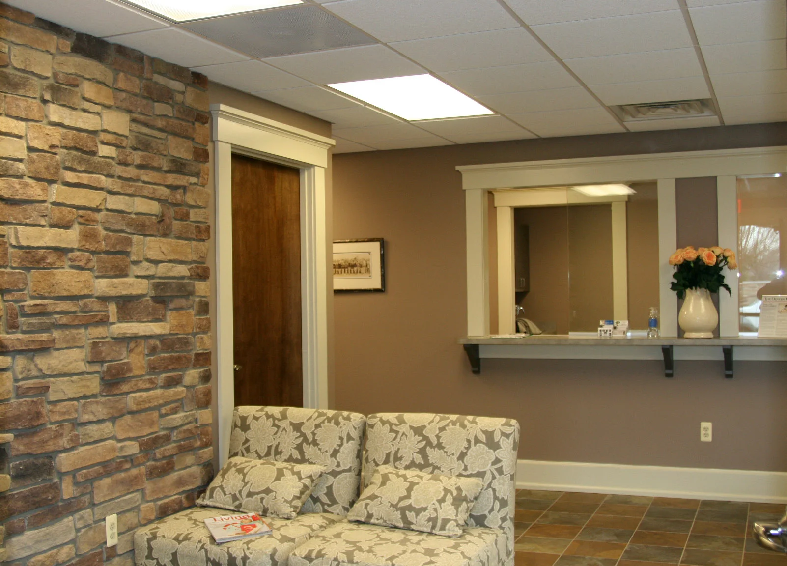 Birdsall Office Building | A small medical office building on a busy state highway. The building’s form and details maximize the energy efficiency and sustainable design practices, while maintaining a more traditional aesthetic, as desired by the client and the local municipality. 