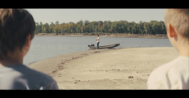 PHOTO CREDIT: Screenshot of Ellis and Neckbone as they see Mud for the first time on the island.