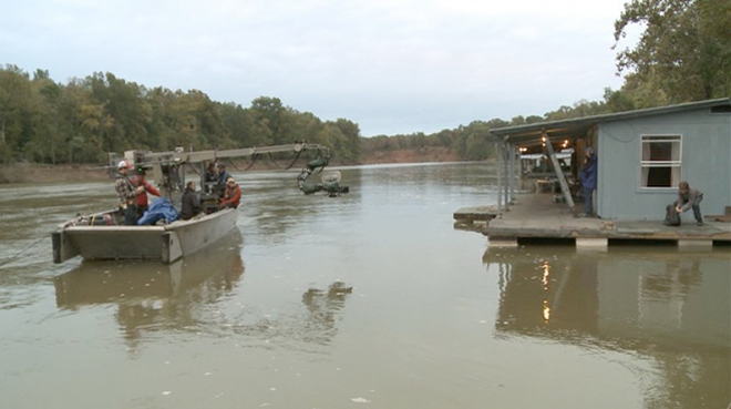 PHOTO CREDIT: Above is a behind-the-scene screenshot from the Special Features of the DVD.