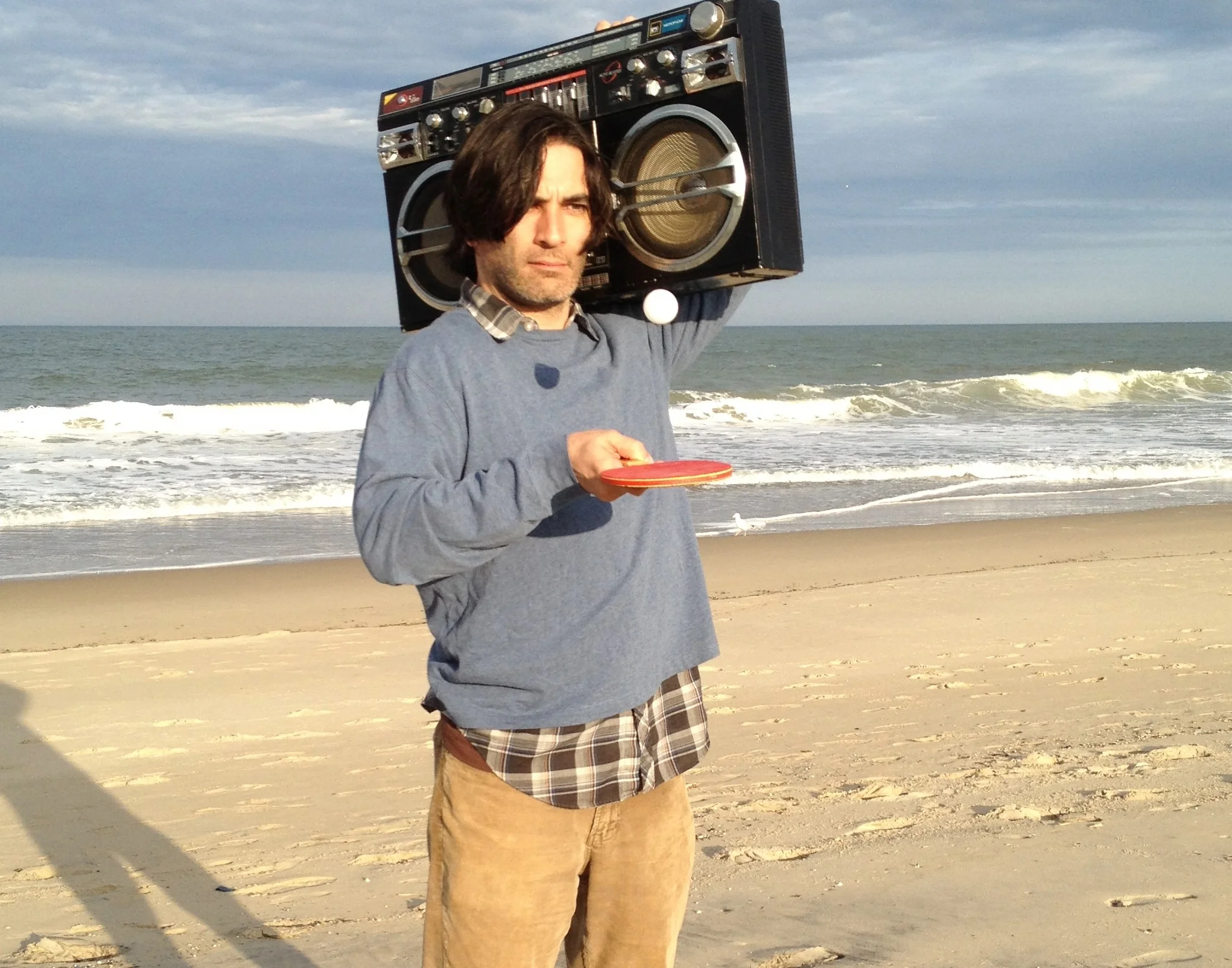 Image of Michael Tully, director of Ping Pong Summer on the beach of Ocean City, Maryland via Google .