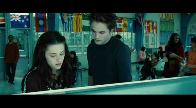 PHOTO CREDIT:&nbsp;The above is a screenshot of the cafeteria scene from Twilight was filmed on location at Madison High School.