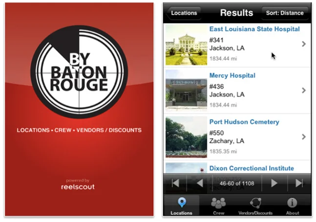 By Baton Rouge iPhone app.