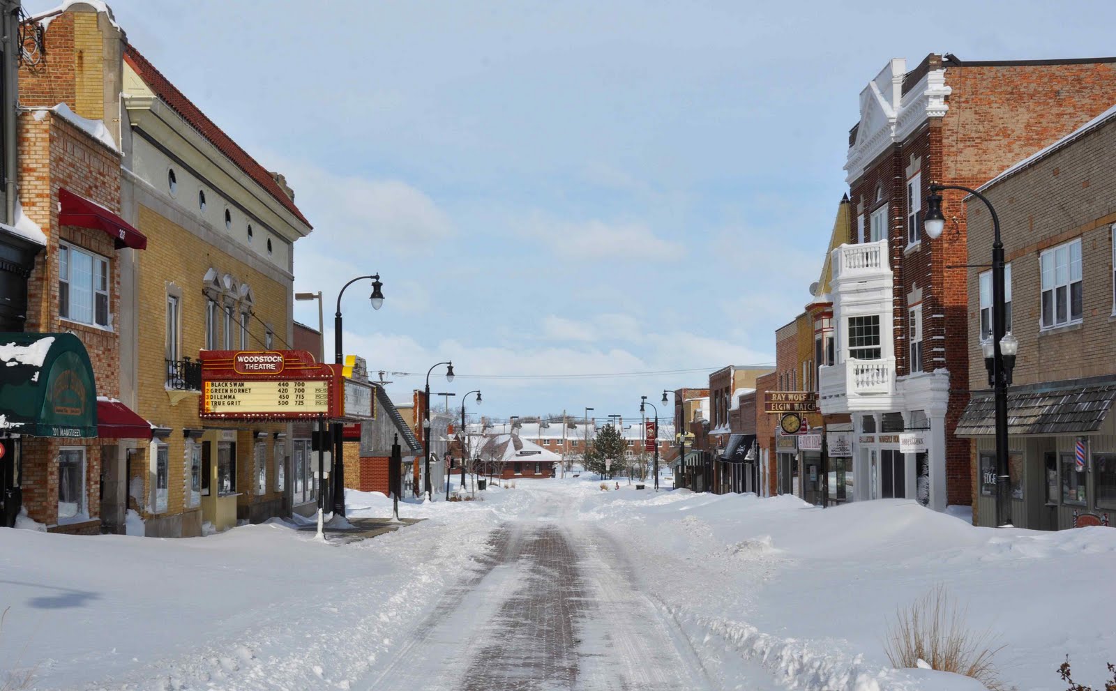 Image of Woodstock, Illinois via Google .
