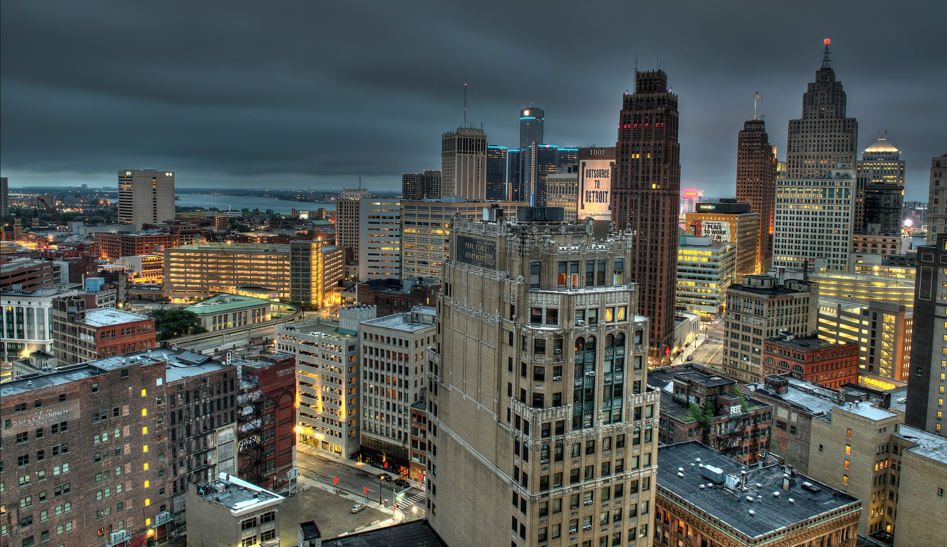The iconic Detroit skyline is beautifully featured in this photograph titled "Hello Detroit" - by photographer Jennifer Ferris . 