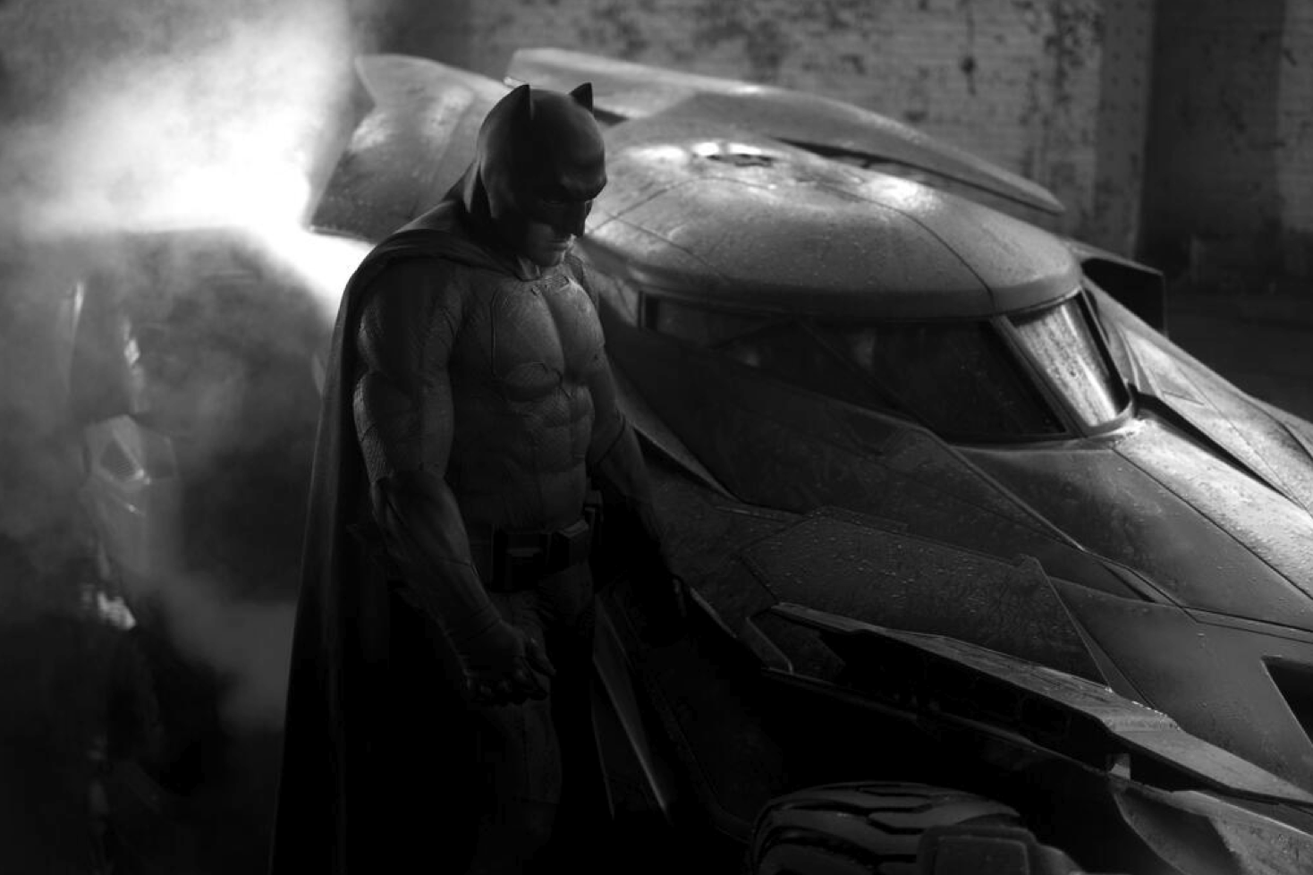 Ben Affleck as Batman - image via Zack Snyder's Twitter.