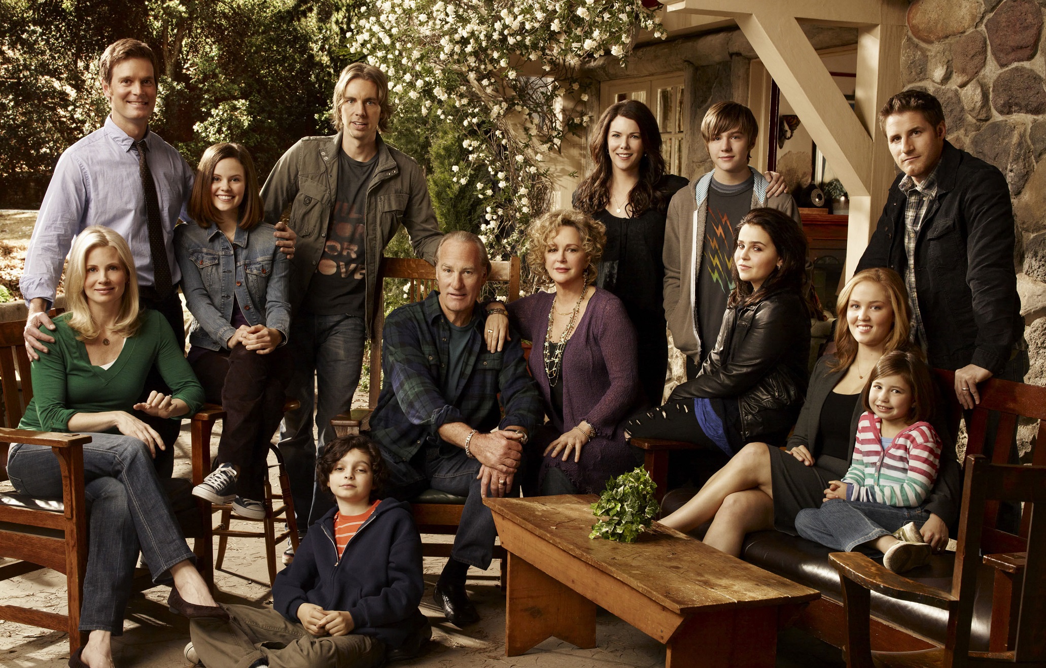 Lauren Graham and the cast of NBC's Parenthood - image via Google .