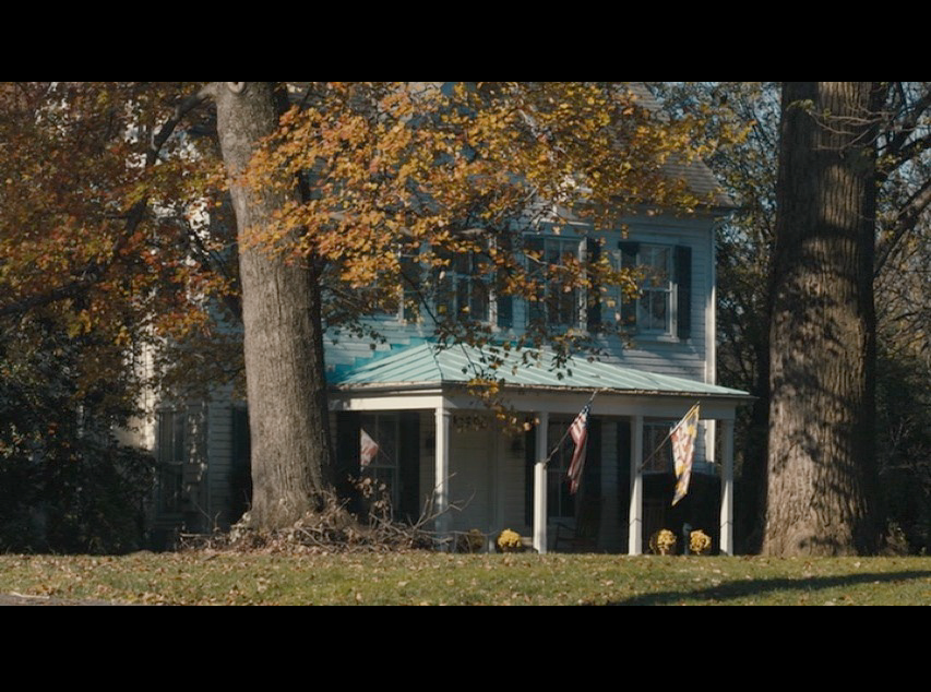 Screenshot from Philomena of Peter Olsson's house (the Conways' house in Potomac, Maryland - in real life).