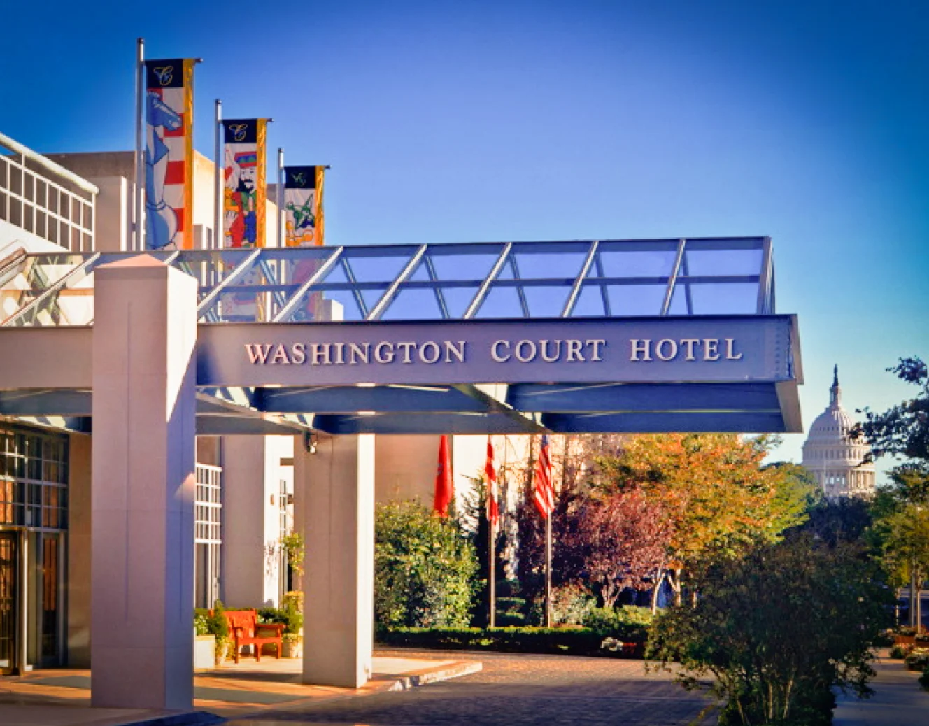The Washington Court Hotel in Washington, D.C. - image via the hotel's website.