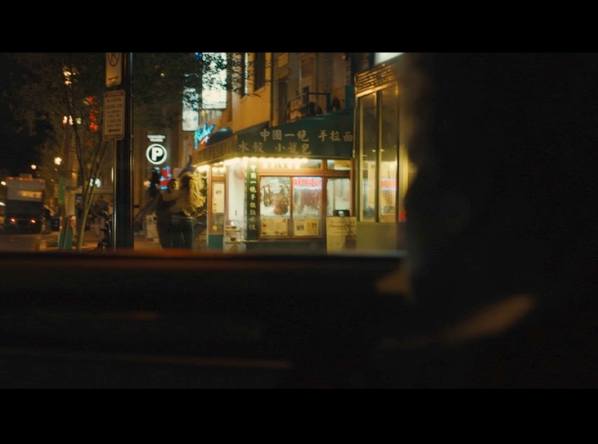 Screenshot from Philomena of a scene filmed in front of Chinatown Express Restaurant in Washington, D.C.