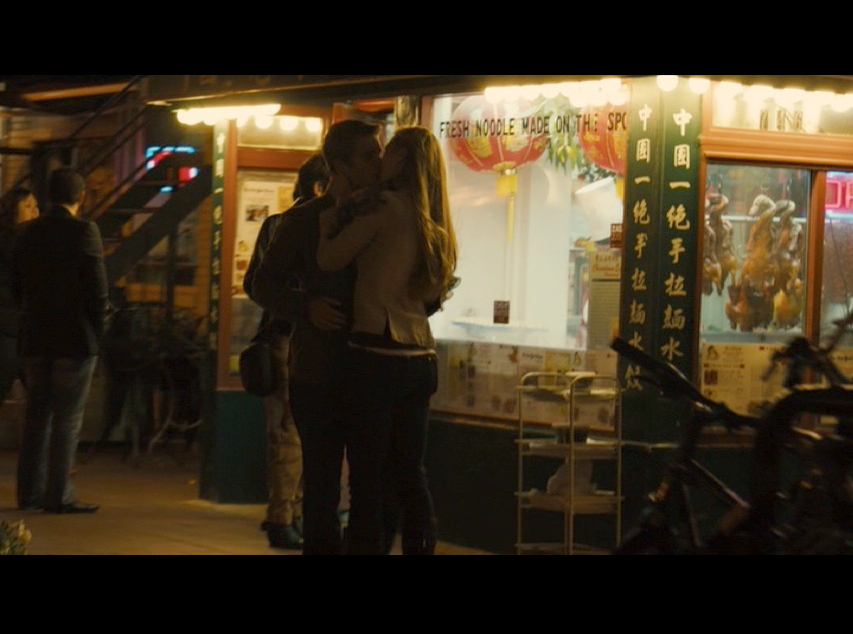 Screenshot from Philomena of a scene filmed in front of Chinatown Express Restaurant in Washington, D.C.