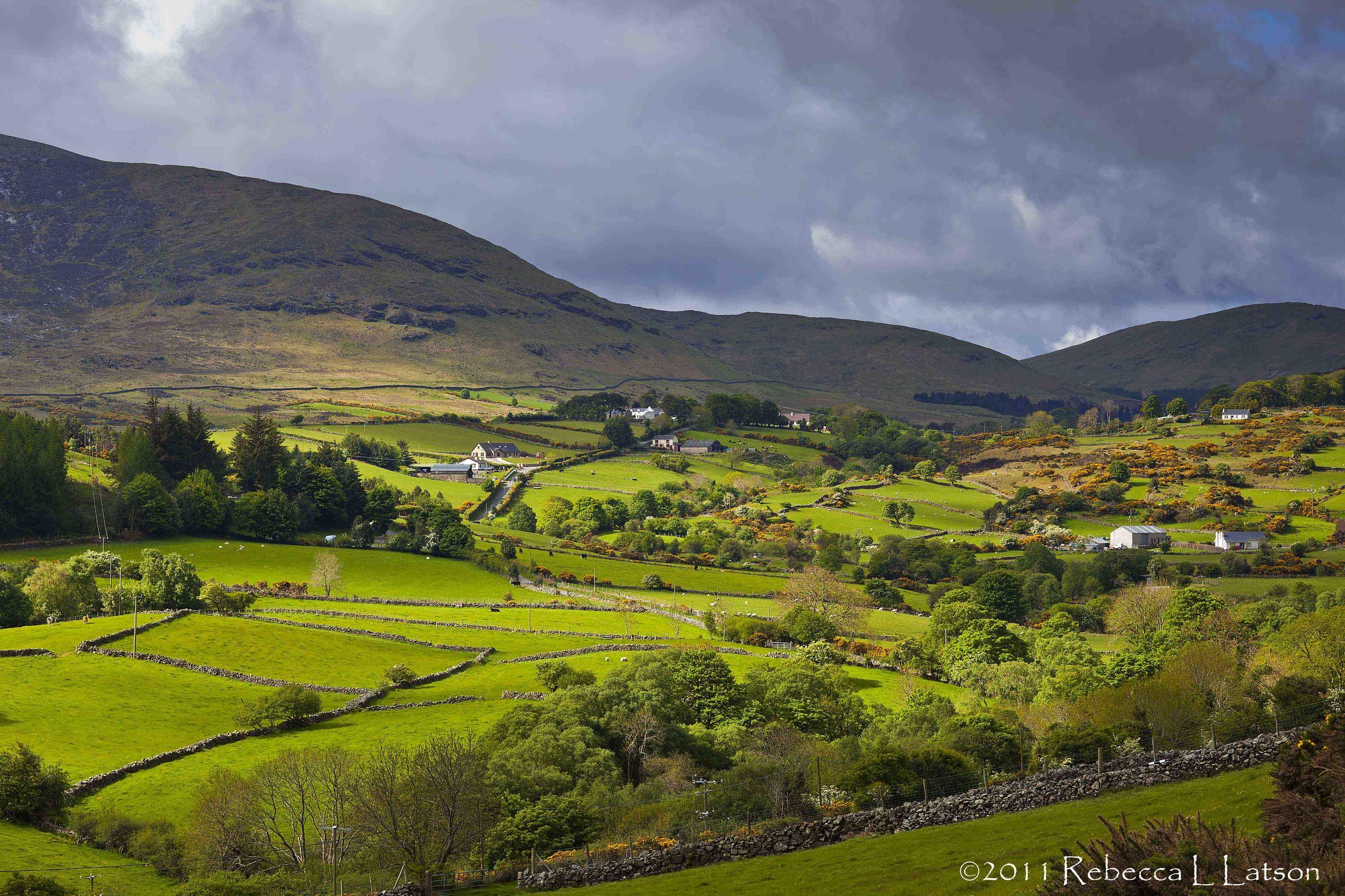 The Mournes of Northern Ireland - photo by Rebecca L. Latson .
