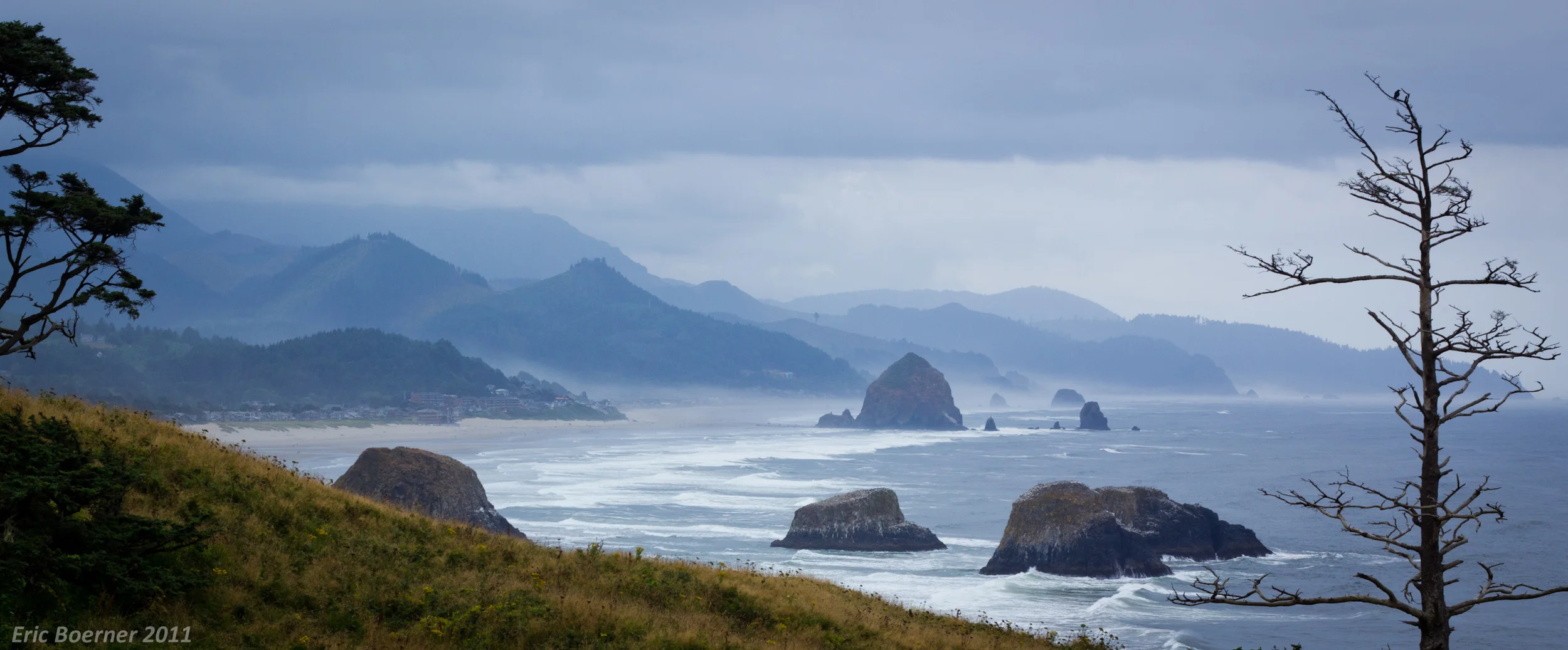 The bluff of Indian beach, where The Goonies was filmed (see above photo) - image taken in 2011 by photographer Eric Boerner .