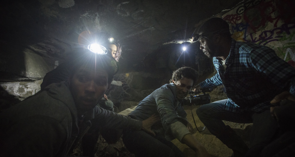 Production still from As Above, So Below - image via Google .