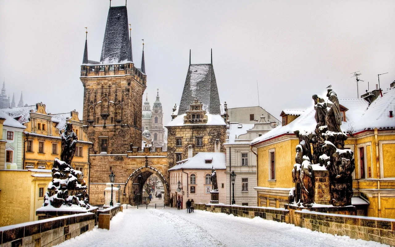 Prague, the city that inspired Wes Anderson's visions for The Republic of Zubrowka. Image via Google.