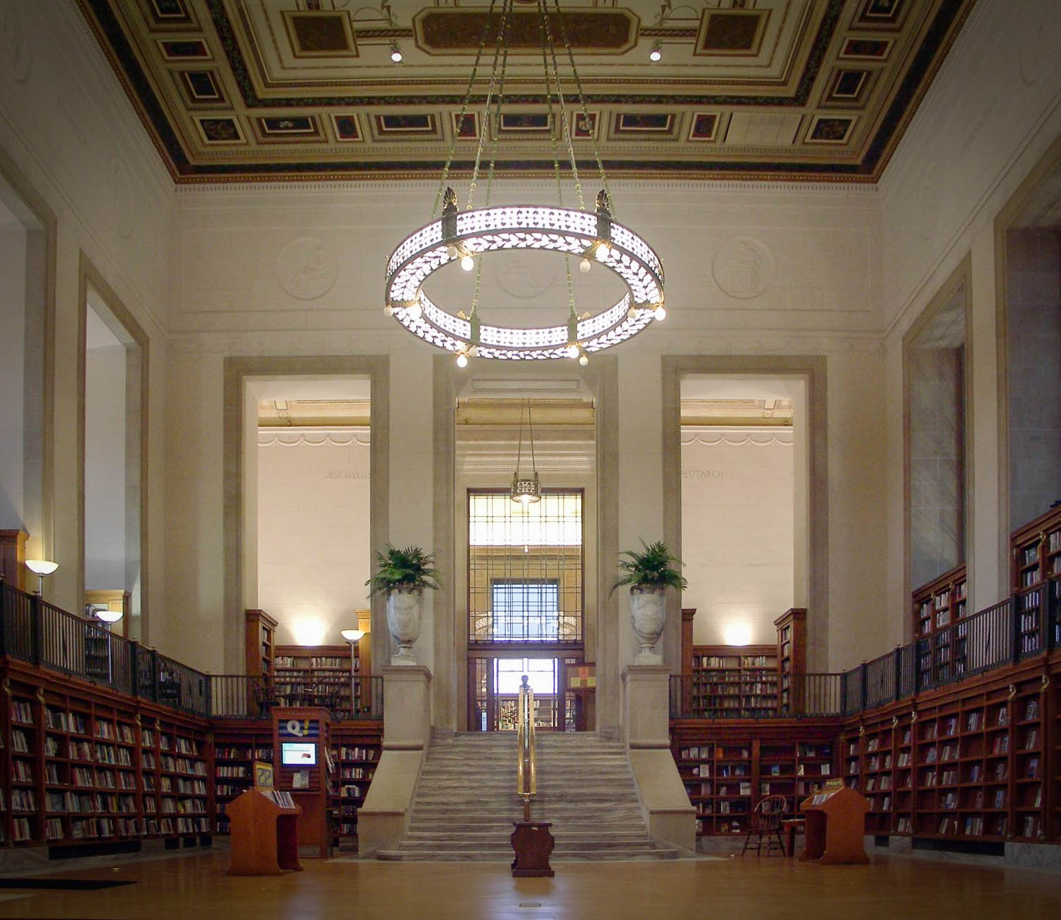 The Simon Reading Room of the Central Library.