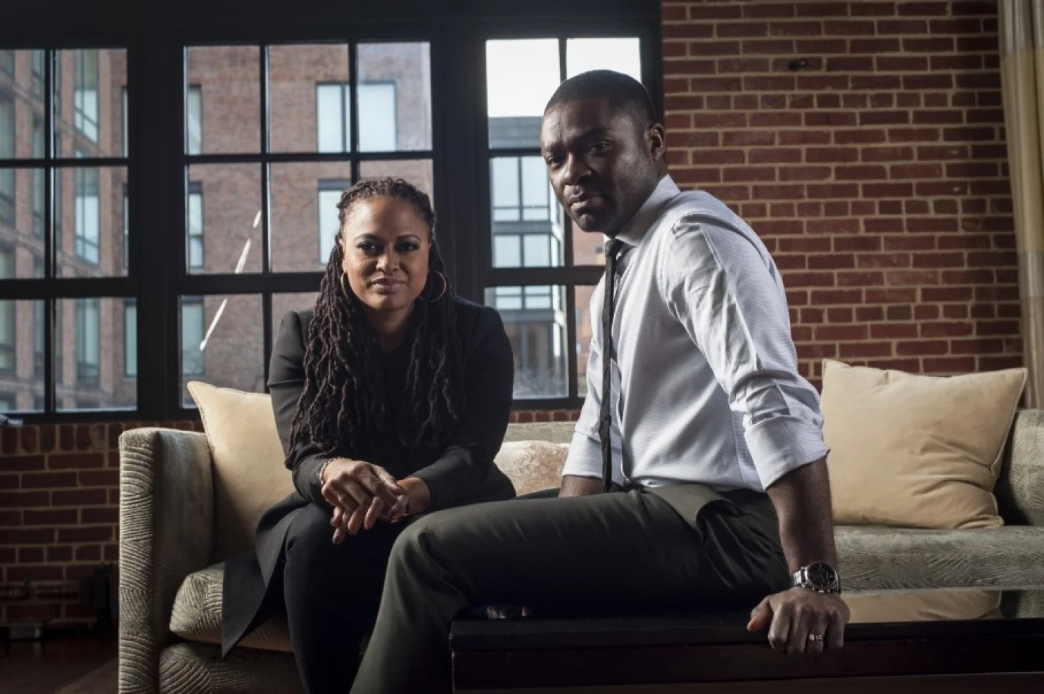 Selma's director Ava DuVernay and actor&nbsp;David Oyelowo (as Dr. Martin Luther King, Jr.). Image via The Washington Post.