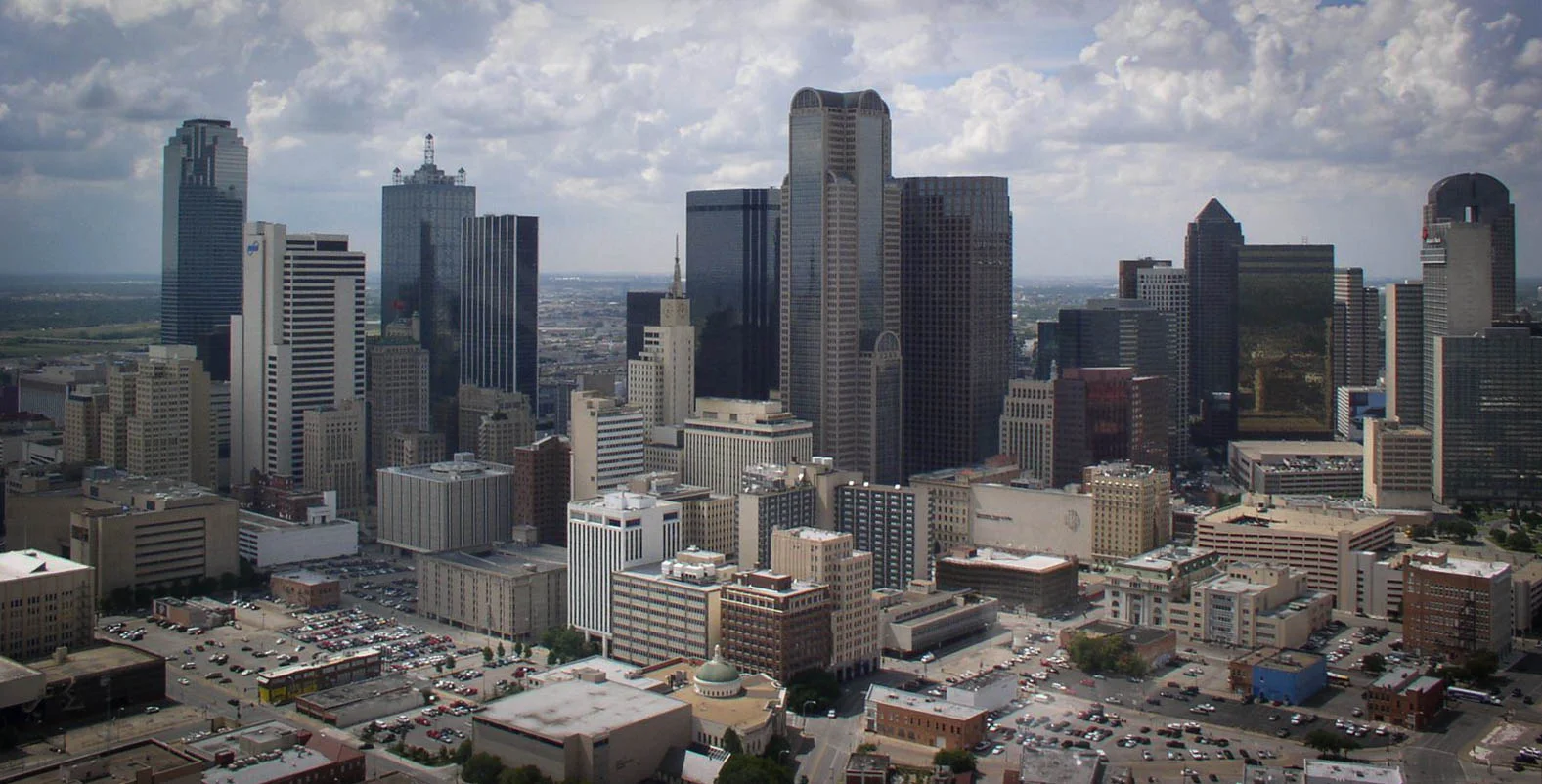 Dallas's urban cityscape could stand in for "Anycity, USA" - image via the Dallas Film Commission.