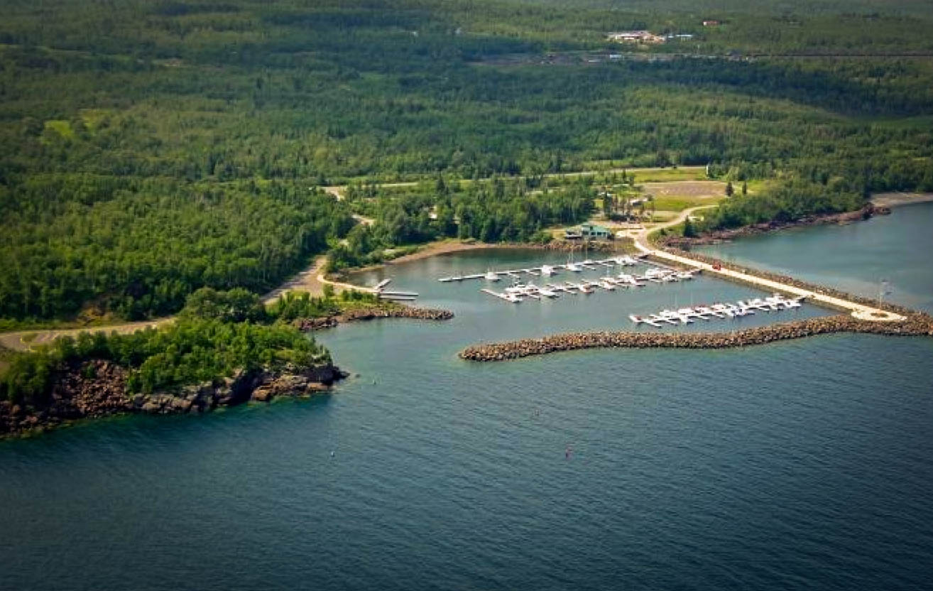 Silver Bay Marina in Minnesota, image via Google .