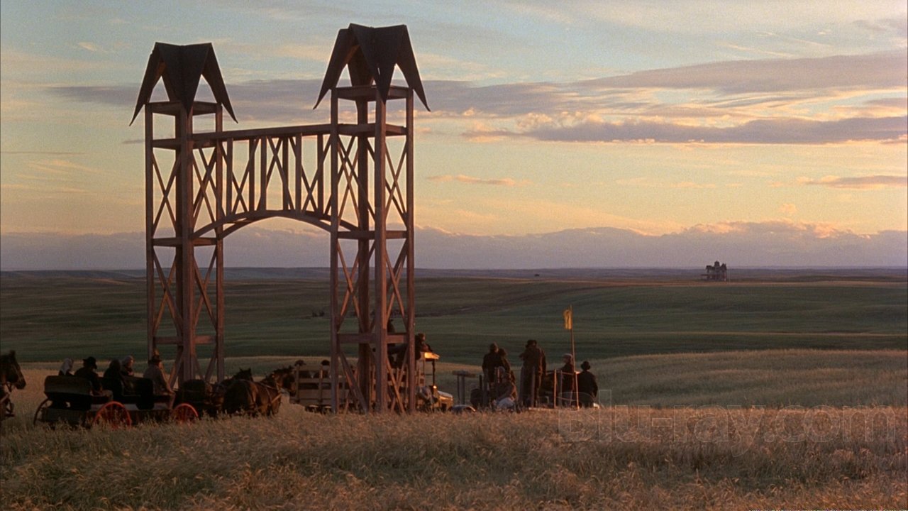 Production still from Days of Heaven (filmed mainly in Alberta, Canada) - image via Google .