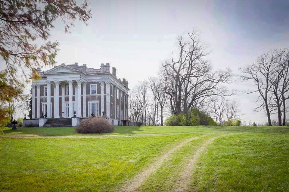 An available film location in Kentucky: Ward Hall in Georgetown, Kentucky - a Greek Revival antebellum plantation mansion located in Georgetown, Kentucky - image via LocationsHub .