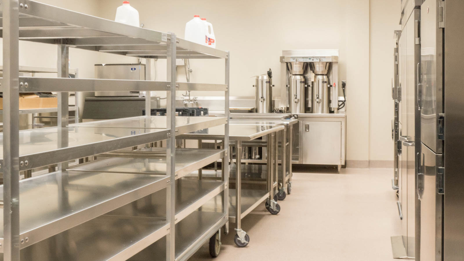 The Warming Kitchen behind the grand hall.